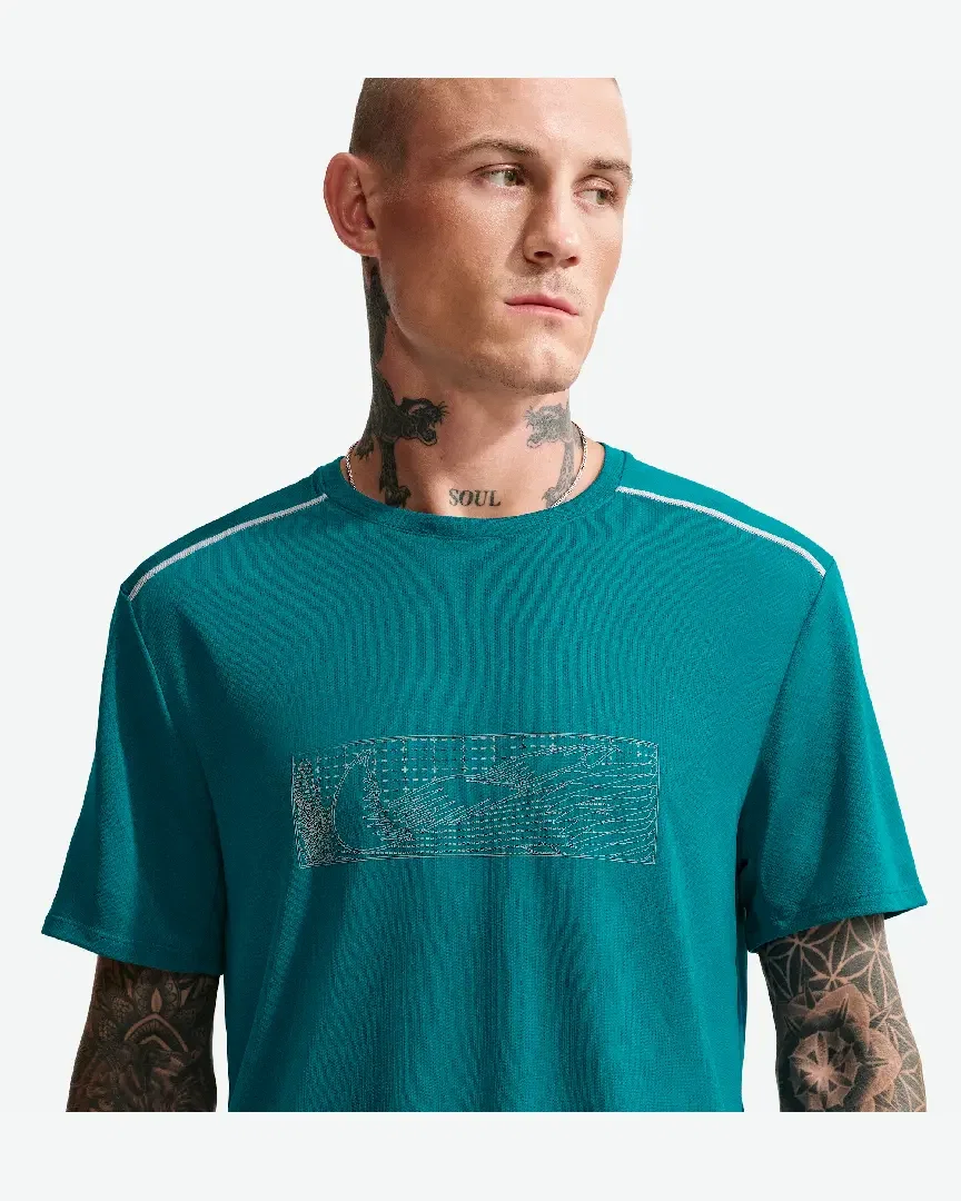 Tee-Shirt D'hiver À Protection Uv Dri-Fit Nike Miler M