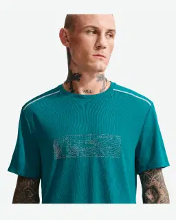 Tee-shirt d'hiver à protection UV Dri-FIT Nike Miler Homme – 1/4
