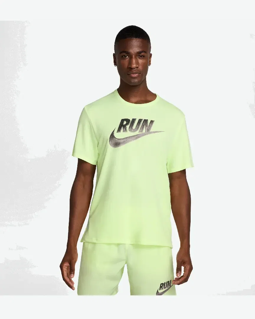 Tee-Shirt Dri-Fit À Manches Courtes Nike Miler Run Energy M