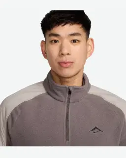 Tee-shirt en tissu Fleece à 1/4 de zip Nike Trail Polartec® Homme – 3/4