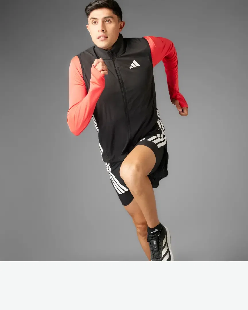 veste adidas sans manches de running adizero Homme