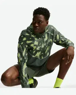 Veste imprimée déperlante avec protection UV Nike Miler Homme – 1/4