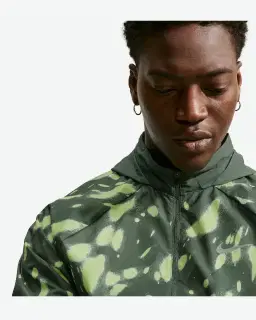 Veste imprimée déperlante avec protection UV Nike Miler Homme – 3/4