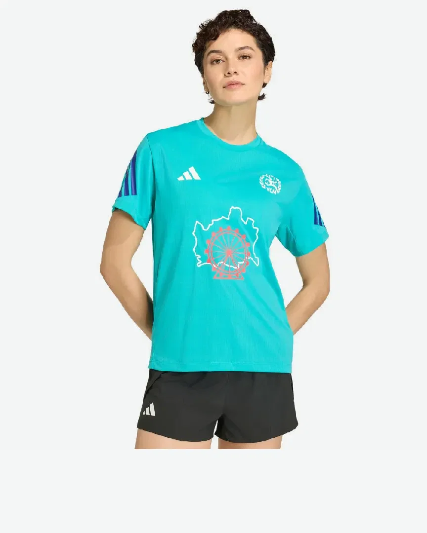 vienna adidas marathon running event t-shirt short sleeve Femme
